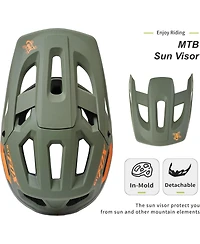 Batfox Bike Helmet,Mountain Helmet Helmets for Men Women Adults Youth L(56-61CM)