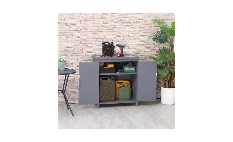 Garden Storage Cabinet – Outdoor Organizer for Tools, Equipment, and Supplies