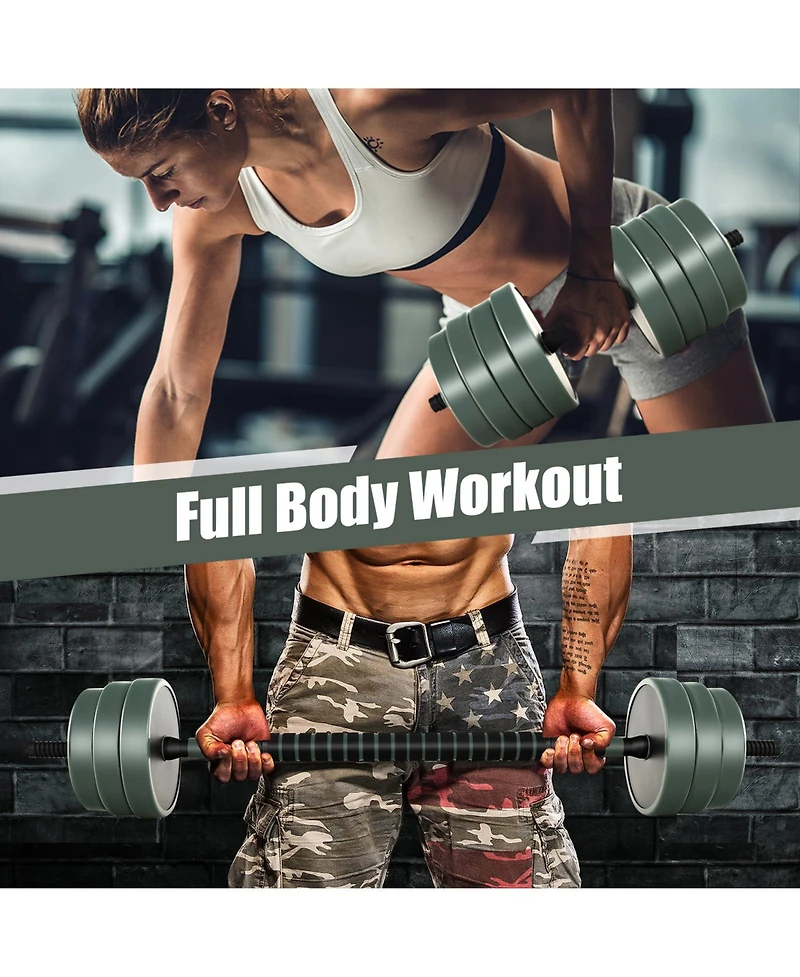 4 in 1 Adjustable Weight Dumbbell Set