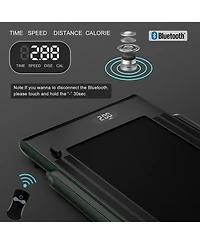 2.25HP 2 in 1 Folding Treadmill with App Speaker Remote Control