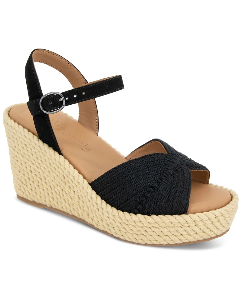 Gentle Souls Women's Nola Platform Wedge Sandals