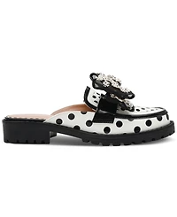 Betsey Johnson Women's Evaline Bow Embellished Slip-On Loafers