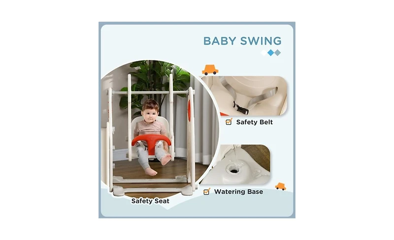 Kids Swing and Slide Set – Outdoor Playset with Swing, Slide, and Climbing Features for Active Play