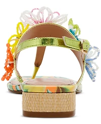 Betsey Johnson Women's Jaydda Thong Slingback Sandals