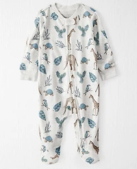 Little Planet by Carter's Baby Organic Cotton Footed Pajamas