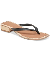 Dolce Vita Women's Barty Whipstitch Thong Low Heel Sandals