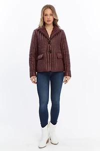 Furniq Uk Women's Leather Jacket