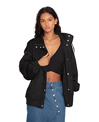 Belle & Bloom Women's Most Wanted Suede Bomber Jacket