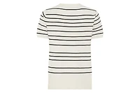 Olsen Women's Striped Crewneck Sweater