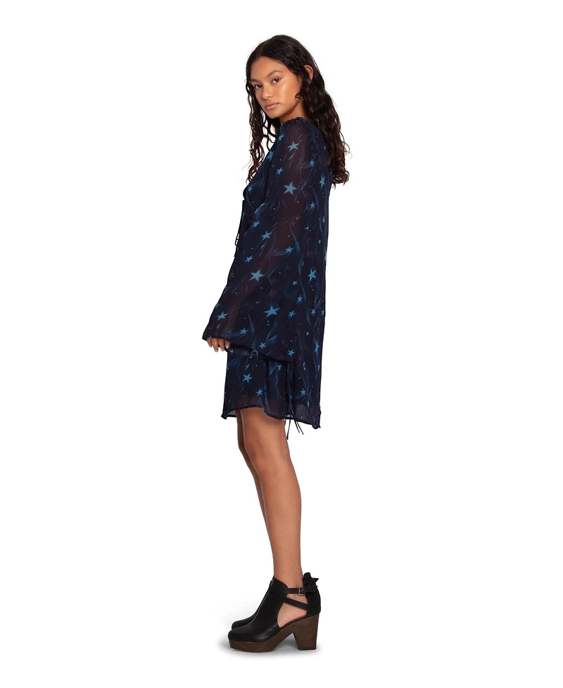 Belle & Bloom Women's Star Eyes Mini Dress