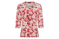 Olsen Women's Floral Camo T-Shirt