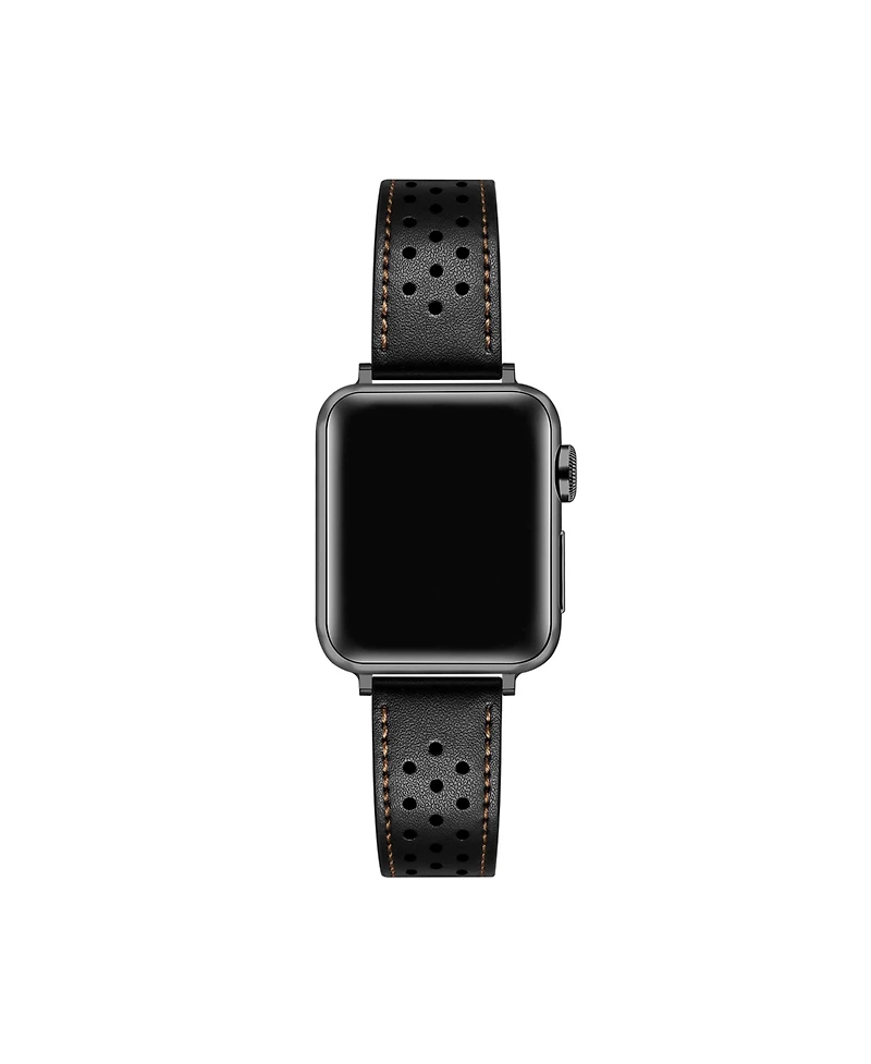 Posh Tech Derek Perforated Leather Band for Apple Watch, Fits All Apple Watch Models