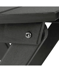 Hdpe Outdoor 24.5 Inch Round Portable Folding Patio Dining Table