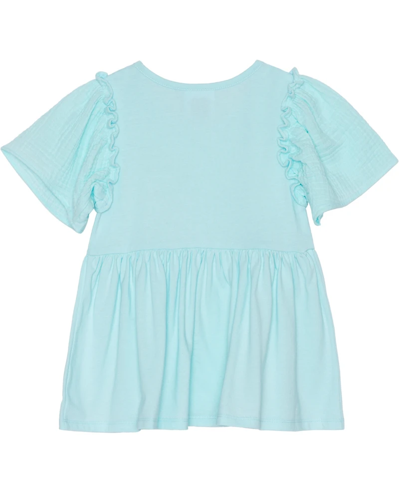 Disney Toddler and Little Girls 2-piece Moana Born To Voyage Short Sleeve Top Legging Set