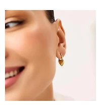 Ana Luisa Heart Earrings - Cameron