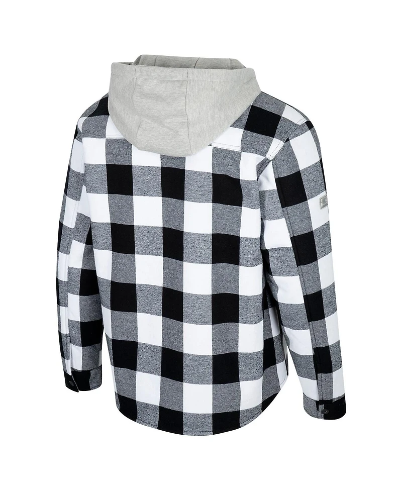Colosseum Men's Black/White Florida Gators Buffalo Plaid Full-Zip Jacket
