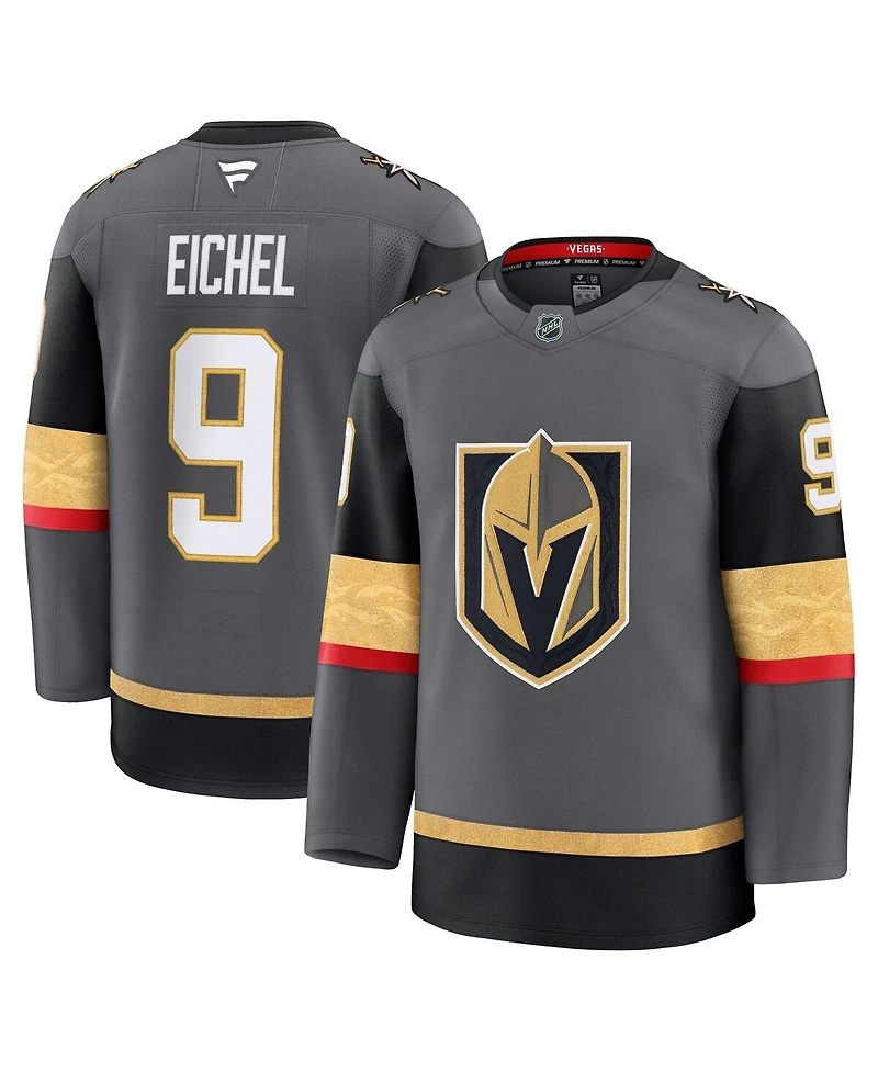 Fanatics Men's Jack Eichel Gray Vegas Golden Knights Alternate Premium Jersey