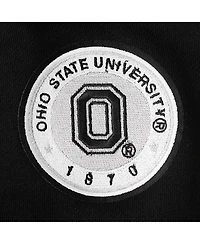Pro Standard Women's Black Ohio State Buckeyes Cultivated-Pearl Cropped Pullover Sweatshirt
