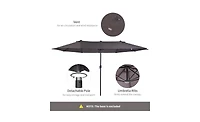 Outdoor Beach Umbrella – Lightweight and Uv-Protected Shade for Beach, Patio, or Fun