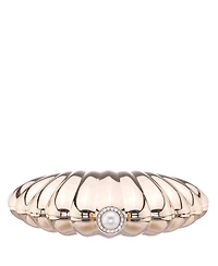 Nina Seashell Metal Minaudiere Clutch