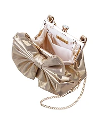 Nina Small Bow Frame Crossbody Bag