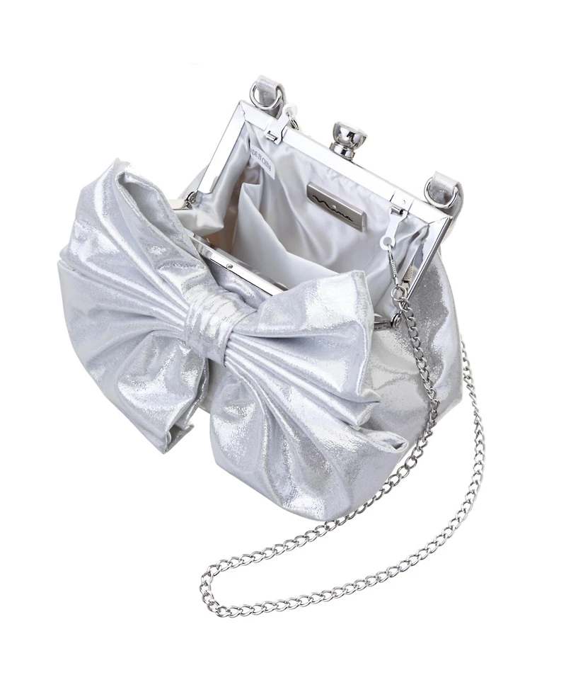 Nina Small Bow Frame Crossbody Bag