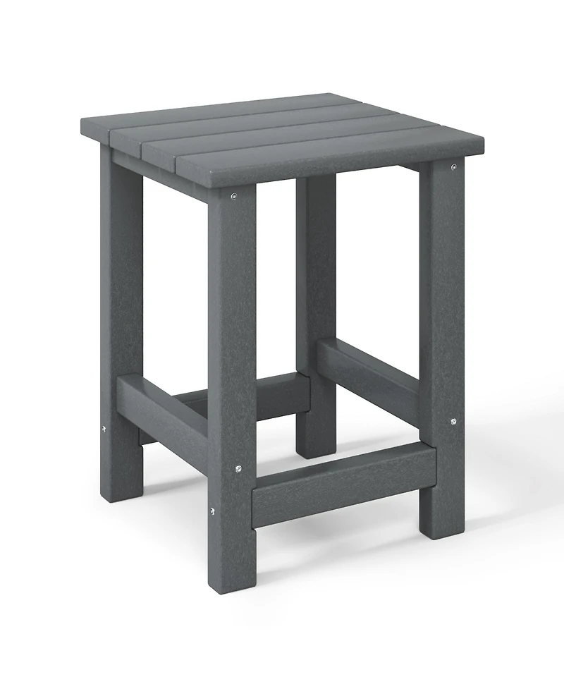 Kids Outdoor Patio Furniture Hdpe Adirondack Square Side Table