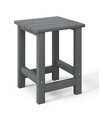 Kids Outdoor Patio Furniture Hdpe Adirondack Square Side Table