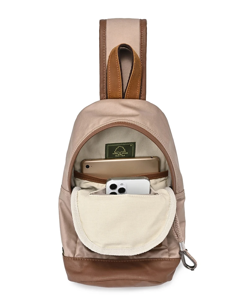 Tsd Brand Urban Light Coated Canvas Sling Bag