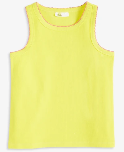 Epic Threads Girls Solid Picot Edge Tank Top, Exclusively at Macy's