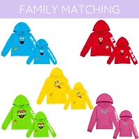 Sesame Street Toddler Boys Matching Family Cosplay Pullover Hoodie