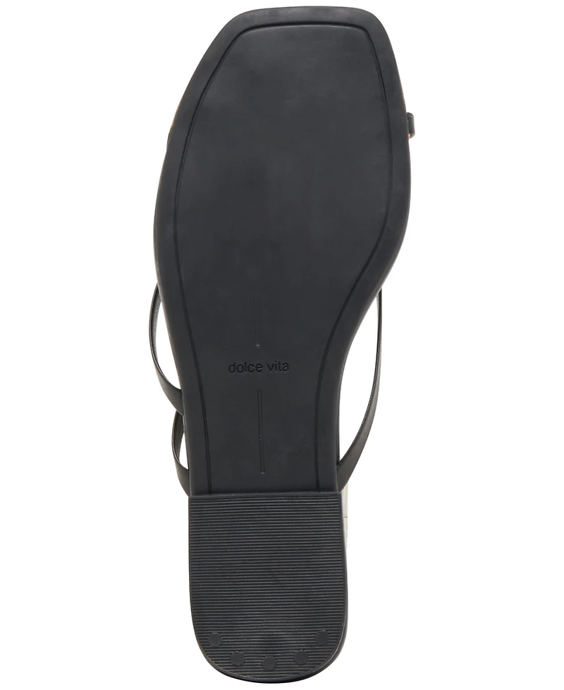 Dolce Vita Women's Laguna Strappy Thong Slide Flat Sandals