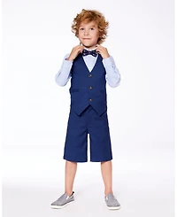 Deux par Big Boys Sleeveless Vest Navy Blue