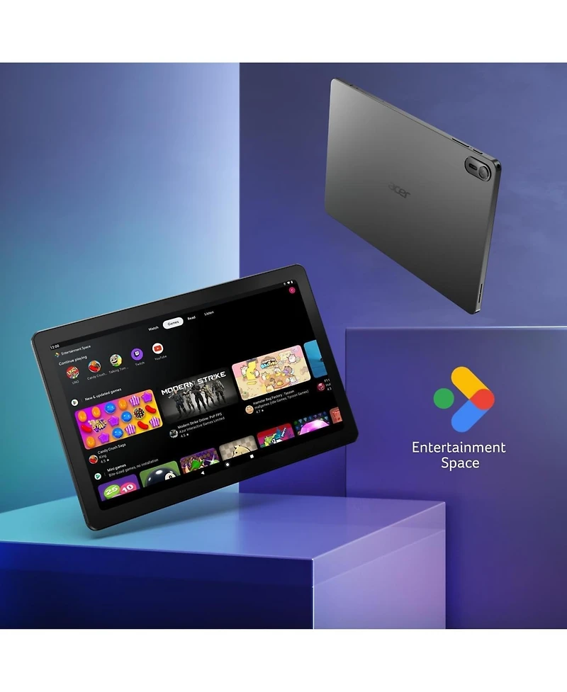 acer Iconia Tab P10 P10-21Q-870Q Tablet | 10.4" Qled Quantum Dot 90Hz Ips Touch | MediaTek Helio G99 Octa-Core Cpu | 6GB Ram | 128GB Ufs | Wi-Fi 5 | 5