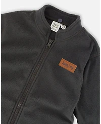 Deux par Deux Toddler Boys 3-In-1 Mid-Season Outerwear Set Gray, Beige, Orange, And Sage - Toddler|Child