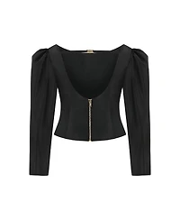 Nocturne Women's Boat Neck Blouse