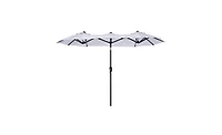 Heavy-Duty Outdoor Beach Umbrella for Sun Protection and Beach Days