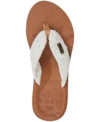 Roxy Women's Tulum Slip-On Flat Sandals