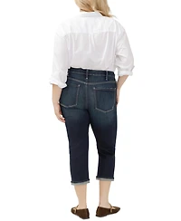 Silver Jeans Co. Plus Avery Cuffed Denim