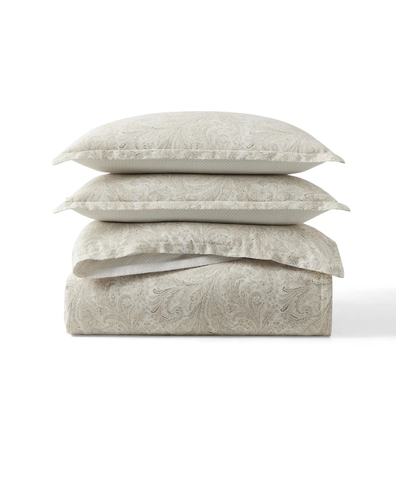 Lauren Ralph Lauren Marah Paisley Cotton Percale 3-Pc. Duvet Cover Set, King