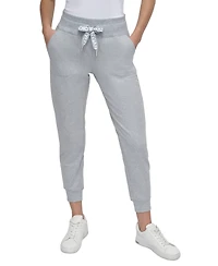 Dkny Sport Women's Logo-Drawstring High-Rise Joggers