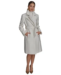 Donna Karan New York Women's Double-Collar Trench Coat