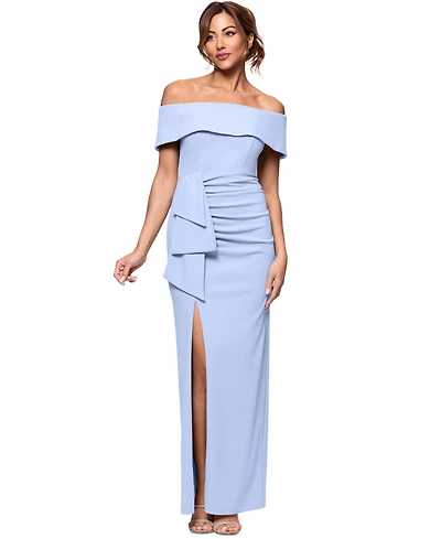 Xscape Off-The-Shoulder Gown