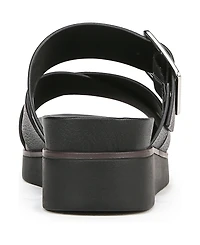 LifeStride Women's Getaway Open Square Toe Platform Slide Sandals