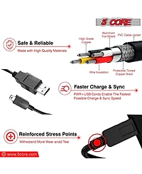 5 Core Podcast Equipment Bundle All in One Podcast Kit w Condenser Microphone Perfect for Recording Broadcasting Live Streaming - Rm 4 B