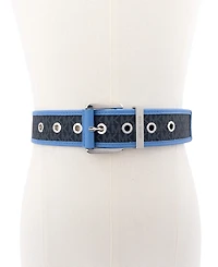 Michael Kors Women's 42mm Logo Belt with Grommets