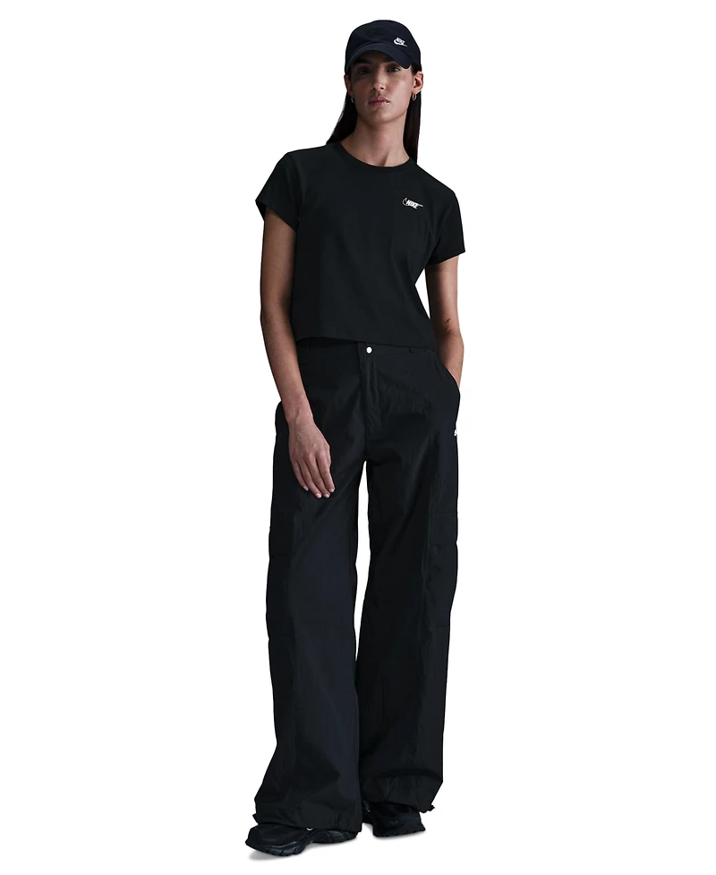 Nike Sportswear Club Women's Cotton Logo Short-Sleeve T-Shirt