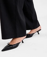 I.n.c. International Concepts Women's Caetti Pointed Toe Heeled Mules, Exclusively at Macy's