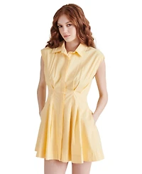 Steve Madden Women's Maisha Pintucked Mini Dress