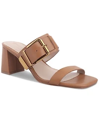 Giani Bernini Women's Hillarry Buckle Block Heel Dress Sandals, Created for Macy's